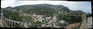 View from the gardens on top of Eze