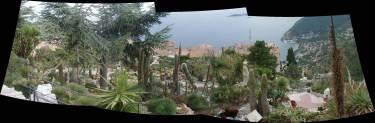 View from the gardens on top of Eze