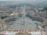 St Peters Square from top of the dome
